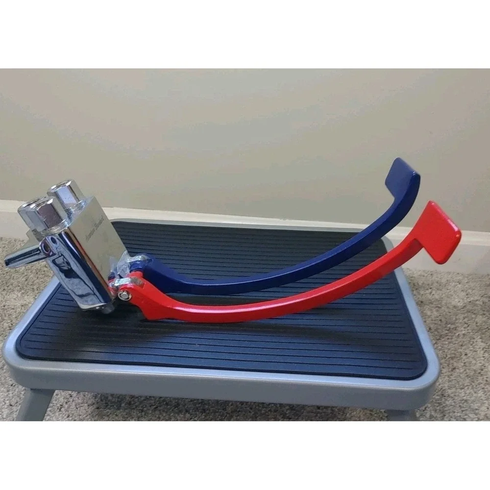 American Standard 7679.112.002 Wall Mount Double Pedal Valve Chrome Long Pedals